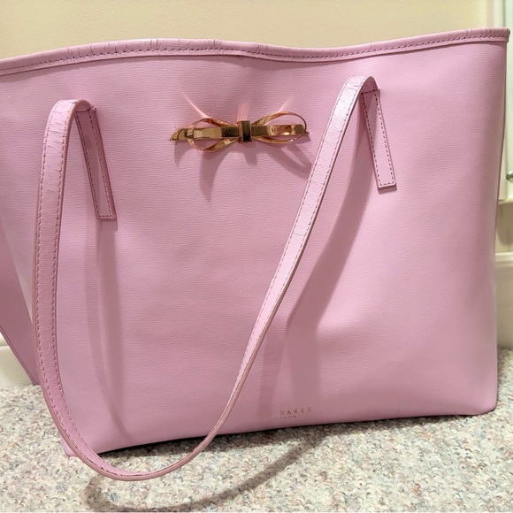 Ted Baker Tote with Detachable Pouch in Gorgeous Pink - Picture 2 of 10